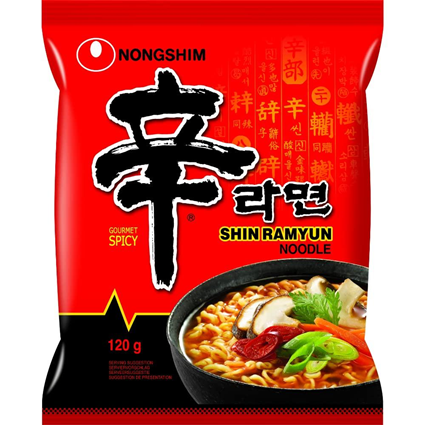 Nongshim Hot And Spicy Noodles100g Pouch