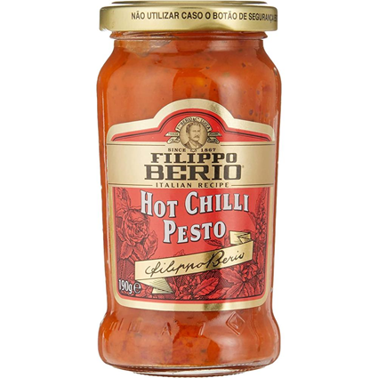 Filippo Berio Hot Chilli Pesto 190G Jar