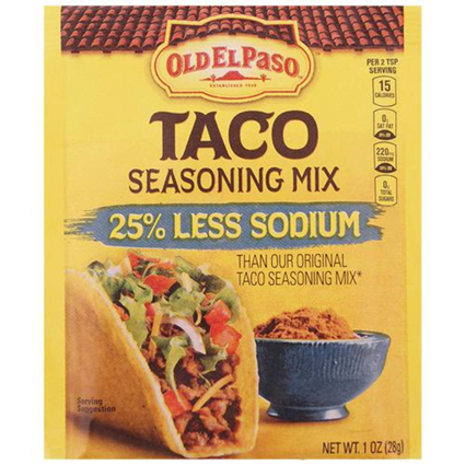 Old El Paso Original Taco Seasoning Mix 25G Pack