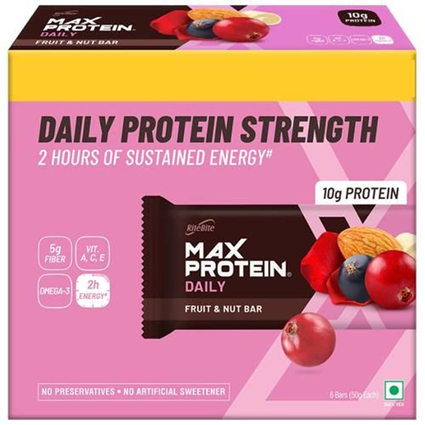 Ritebite Max Protein Fruit Nut 50 Gm