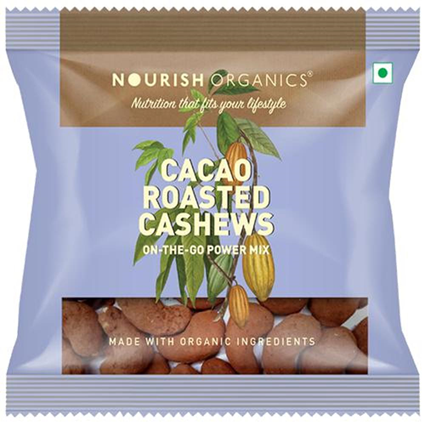Nourish Organics Roasted Cashews 35G