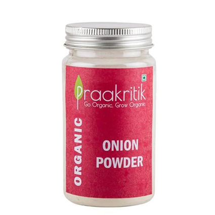 Praakritik Organic Onion Powder 100G Bottle