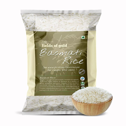 Pristine Organic Basmati Rice 1Kg Pouch