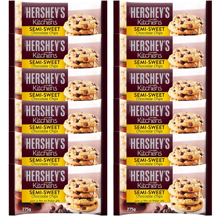 Hersheys Kitchens Semi Sweet Chocolate Chips, 275G Pouch