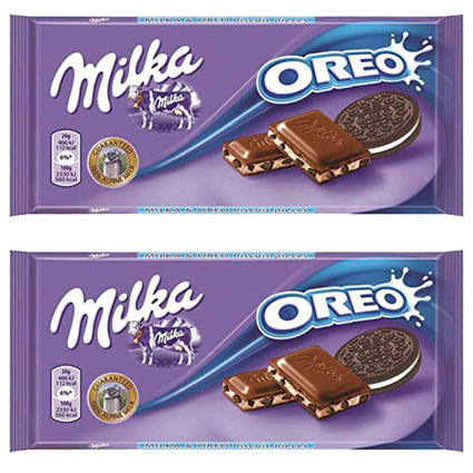 Milka Oreo Chocolate Bar 100G