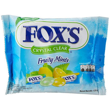 Foxs Crystal Fruits Oval Candy 125G