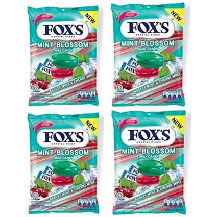 Foxs Crystal Oval Fruity Mints 125G