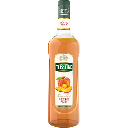 Mathieu Teisseire Peach Syrup 700Ml Bottle