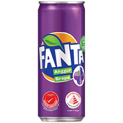 Fanta Grape Flavoured Drink 320Ml Tin