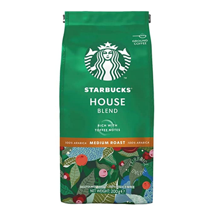 Starbucks House Blend Medium Roast 200G Bag