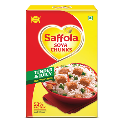 Saffola Soya Chunks With Supersoft Technology 200G Box