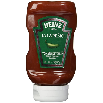 Heinz Jalapeno Tomato Ketchup 397G Bottle