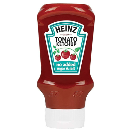 Heinz No Added Sugar Salt Tomato Ketchup 425G Bottle