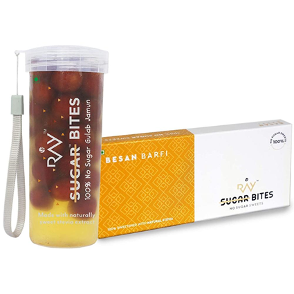 Ray No Sugar Bites Besan Barfi 200G