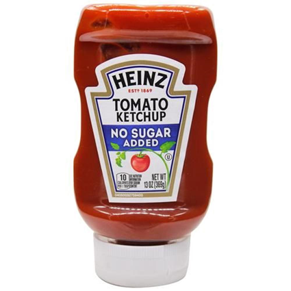 Heinz No Added Sugar Tomato Ketchup 369G Bottle