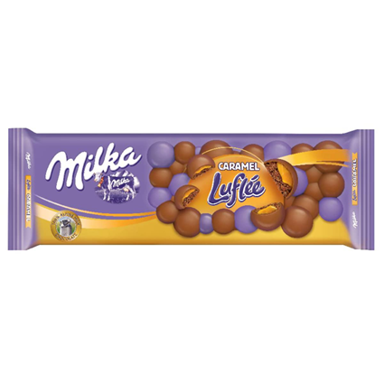 Milka Caramel Luflee Chocolate Bar 250G