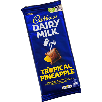 Cadbury Dairy Tropical Pineapple 180G