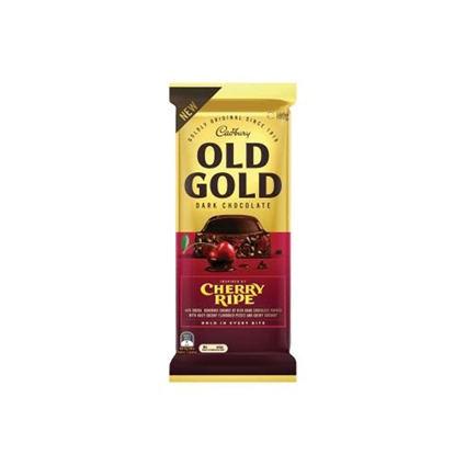 Cadbury Old Gold Chocolate Cherry Ripe 180G Pack