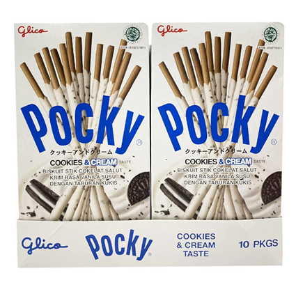 Glico Pocky Cookies Cream 40G Box