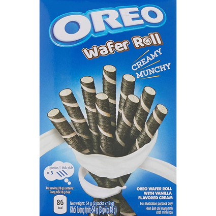 Oreo Wafer Roll Creamy Munchy 54 Gm