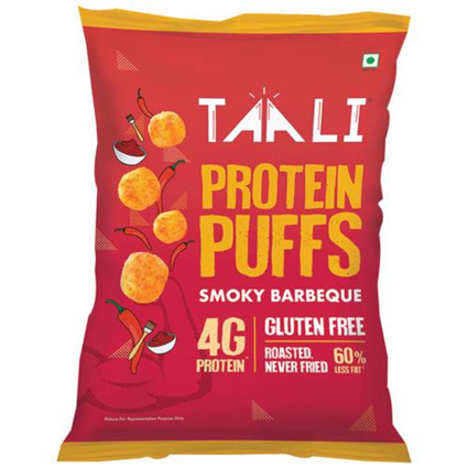 Taali Smoky Barbeque Protein Puffs 55G Pouch