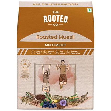The Rooted Co. Multi-Millet Roasted Muesli 400G Box