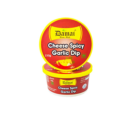 Damai Cheese Spicy Garlic Dip 150G Cup