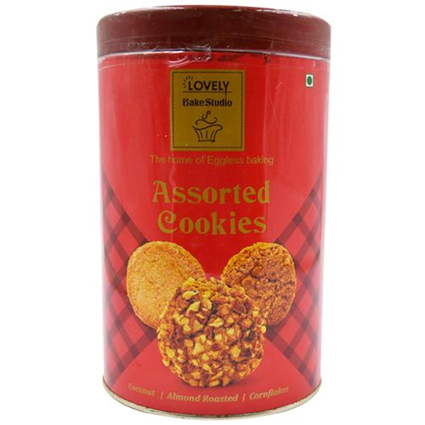 Lovely Bake Studio Almond Roasted Cornflakes Cookies, 250G Jar