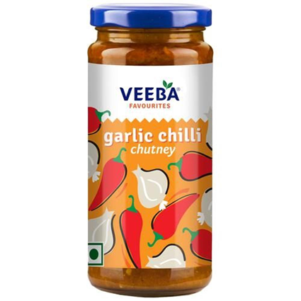 Veeba Chilli Garlic Chutney 250G Bottle