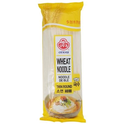 Ottogi Wheat Noodle Thin Round 500G
