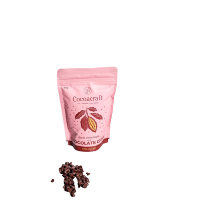 Cocoacraft Dark Chocolate Chips 200G Pouch