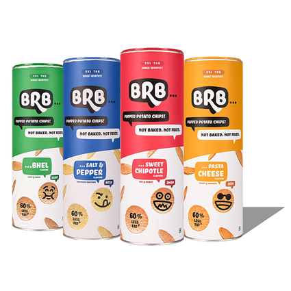 Brb Potato Chips Sweet Chipotle Flavour 85G