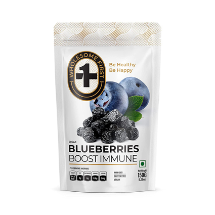 Wholesome First Dried Blueberries 150G Pouch