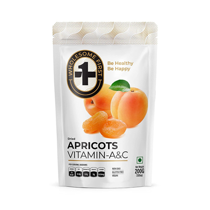 Wholesome First Dried Apricots 200G Pouch