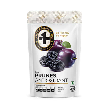 Wholesome First Dried Prunes 200G Pouch