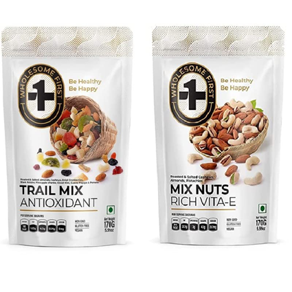 Wholesome First Trail Mix Nuts 170G Pouch