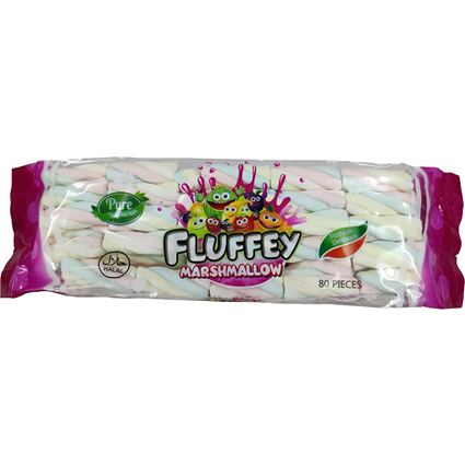 Fluffey Vegetarian Marshmallow Fruit Flavored 160G Packet