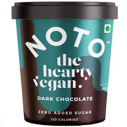 Noto Vegan Dark Chocolate Ice Cream 500Ml Tub