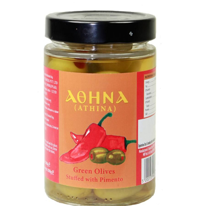 Aohna Green Olives Stuffed With Pimento 200G Jar
