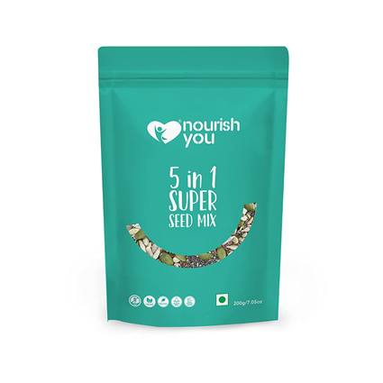 Nourish You 5 In 1 Super Seed Mix 200G Pouch