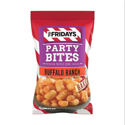 Tgi Friday's Party Bites Puffed Corn Baked Snacks, 92.1G Pouch