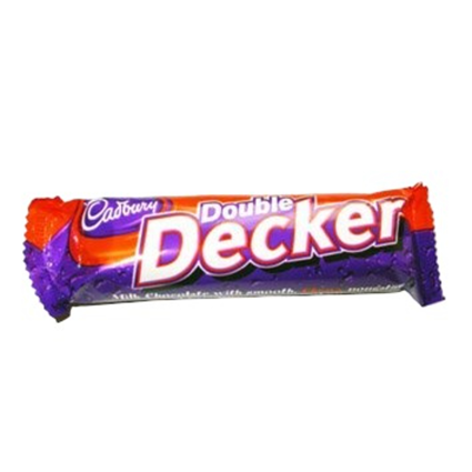 Cadbury Double Decker Chocolate Bar, 54.5G Pack