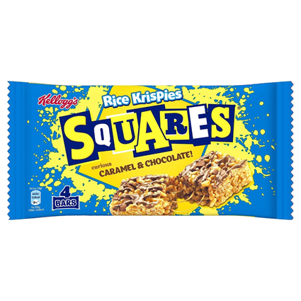 Kelloggs Rice Krispies Squares Curious Caramel And Chocolate 36G