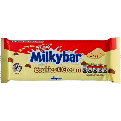 Nestle Milkybar Cookies & Cream 90G