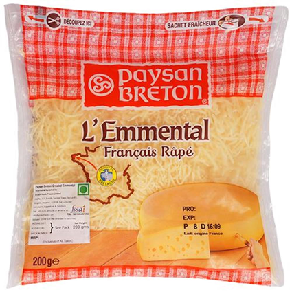 Paysan Breton Emmental Grated Cheese 200G