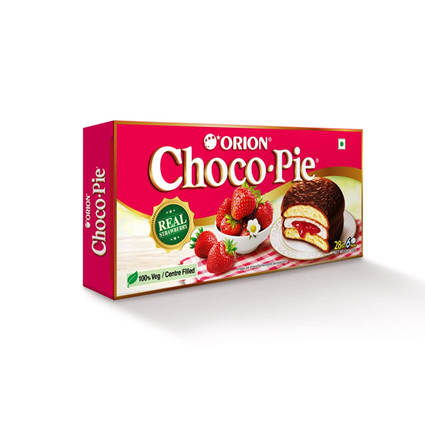 Orion Strawberry Choco Pie 168G Box