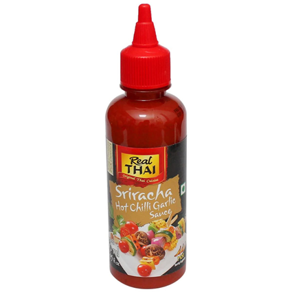 Real Thai Sriracha  Chilli Garlic Sauce 250Ml Bottle