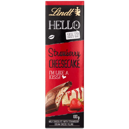 Lindt Strawberry Cheesecake Bar 39G Box