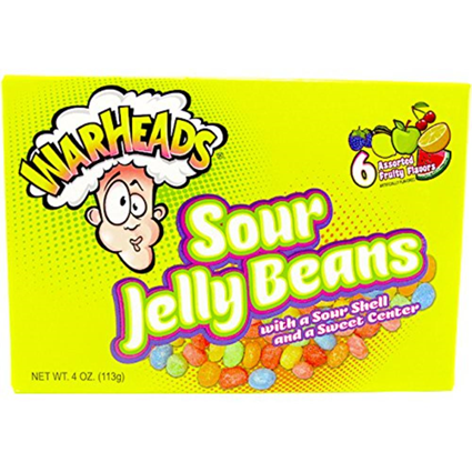 Warheads Jelly Beans 113G Box
