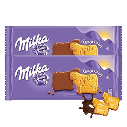 Milka Choco Cow Biscuits 120G Pouch